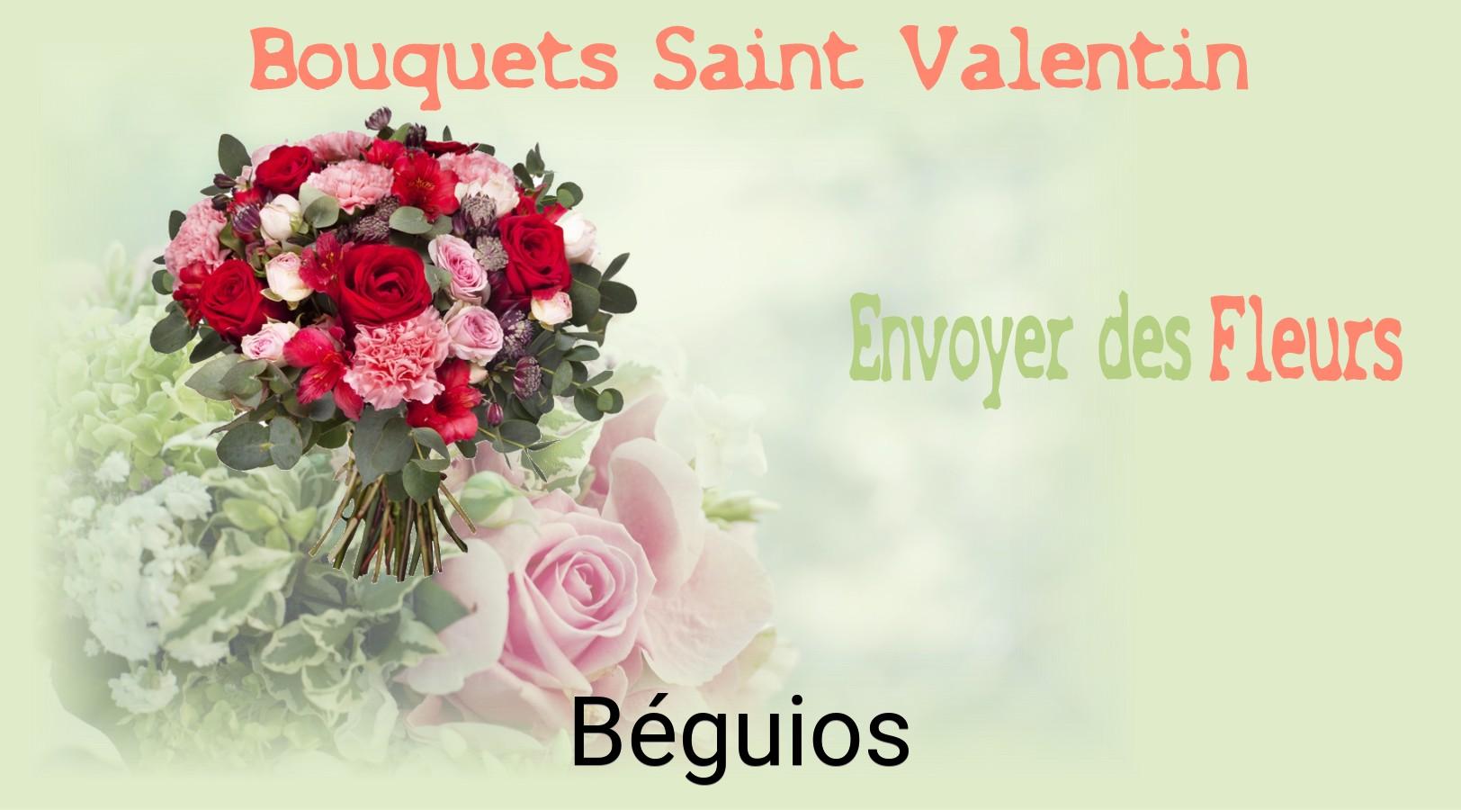 Roses de Saint-Valentin livrées à Béguios